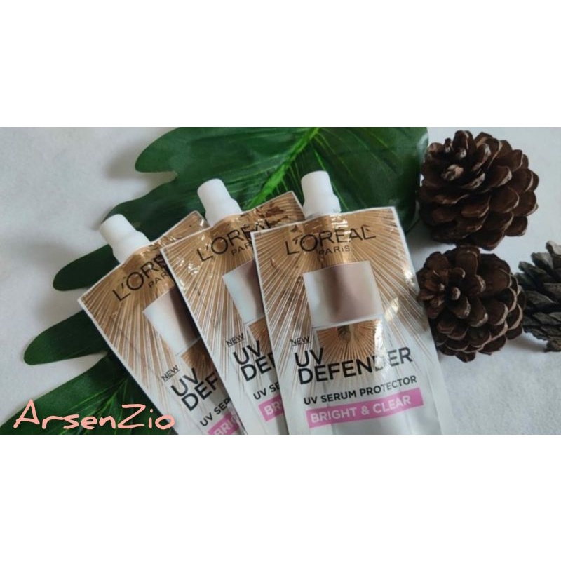 Loreal UV Defender UV Serum Protector Bright & Clear SPF50+ Sachet 5.5ml
