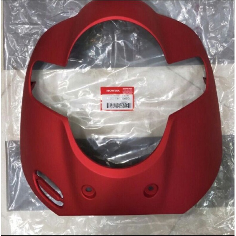 Panel Tameng Lampu Depan Merah Doff Honda Scoopy eSP 64301-K93-