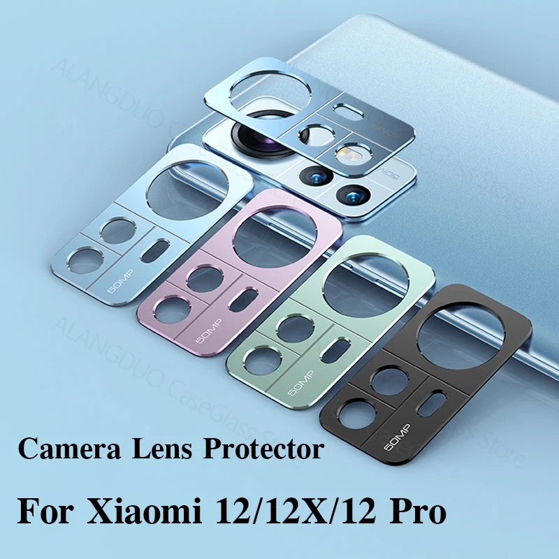 Pelindung Lensa Kamera Belakang Bahan Aluminum Alloy Untuk Xiaomi 12 / 12 Pro / 12X