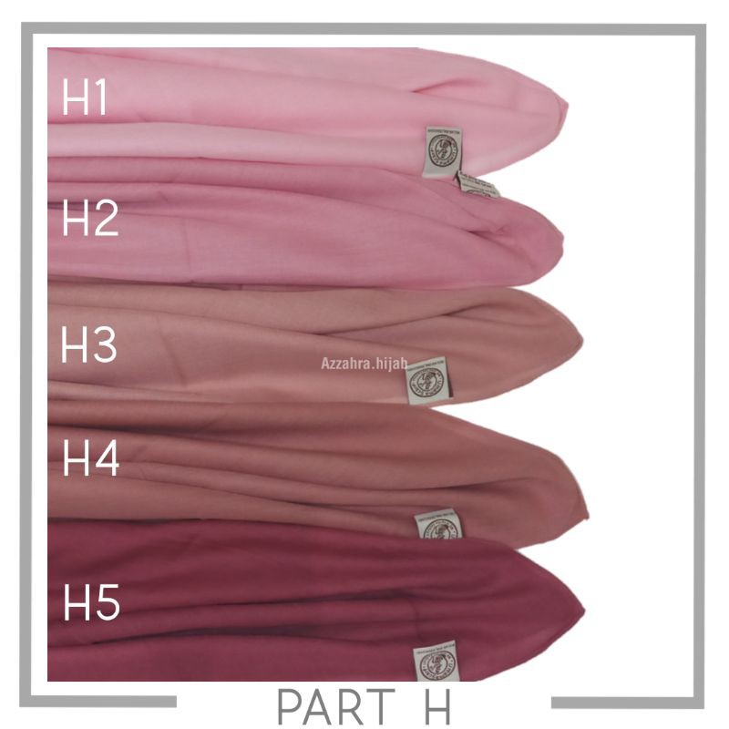 Hijab Segiempat Polos Jahit Tepi Basic Voal Umama Part H Pink Muda Pink Tua Jilbab Segiempat