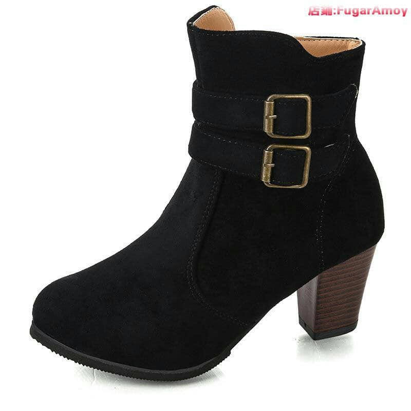 HEELS BOOTS WANITA  KOREA GESPER 2