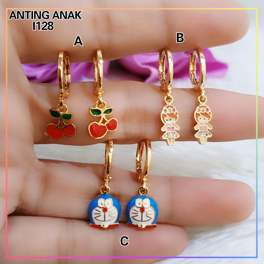 Anting xuping anting anak karakter lapis emas gold I128