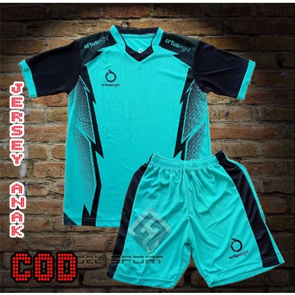 Baju Jersey Kaos Olahraga Futsal Bola Stelan Anak Laki laki perempuan Bisa Untuk Futsal Bola Badminton Volly