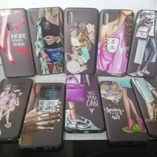 Vivo Y12 Y81 Y91 Y91C Softcase silicone Gambar motif cewek