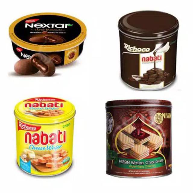 NABATI,RICHOCO,NEXTAR,NISSIN ROTI KALENG(TINGGAL NABATI)