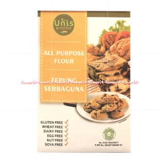 Unis Gluten Free All Purpose Flour 500gr Tepung Instan Serbaguna Premiks