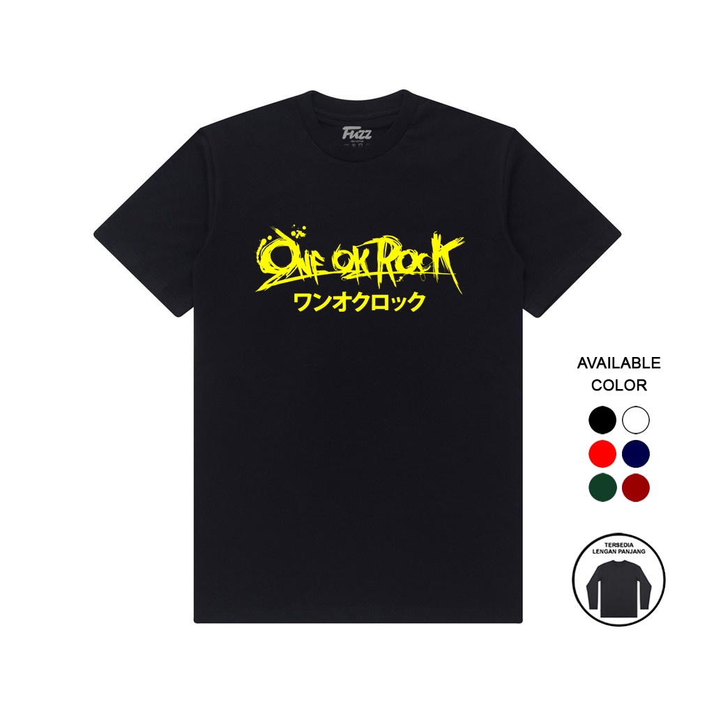 Kaos Band One Ok Rock Baju Musik Distro Jepang Oor Unisex Pria Dan Wanita Murah