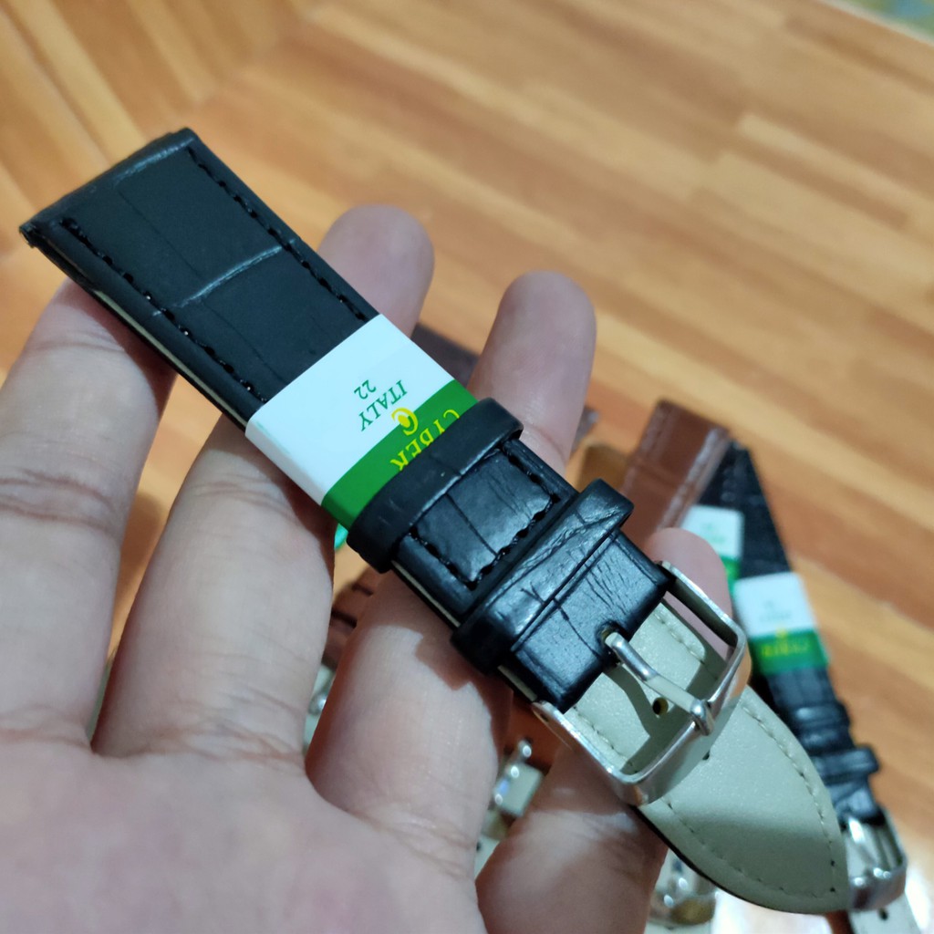 TERMURAH TALI JAM TANGAN KULIT CYBER , STRAP JAM TANGAN KULIT CYBER