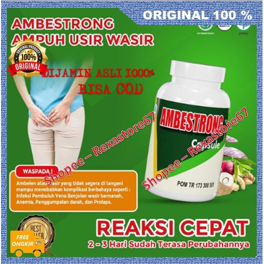 Ambestrong Ampuh Usir Wasir Obat Wasir Ambeien Stadium 4 Ampuh ASLI