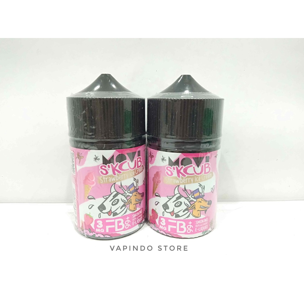 SKCUB FB99+ STRAWBERRY ICE CREAM 60ML 3MG BY MOVI