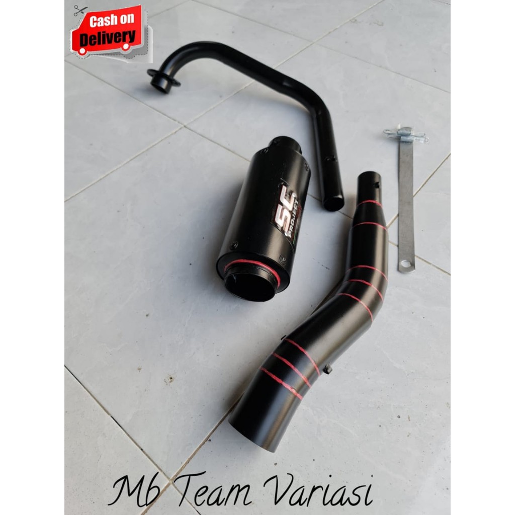 KNALPOT RACING TIGER - MEGA PRO - CB 150R OLD SC PROJECT LIS MERAH