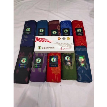 Sarung Dewasa Gajah Duduk ASIA / Prima Kembang Grosir 1 DUS Isi 10Pcs (1 kardus)