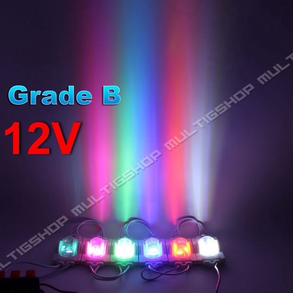 100Pcs Modul LED Alis Roda 2835 Tipe 5830 12V - RGB - Grade B