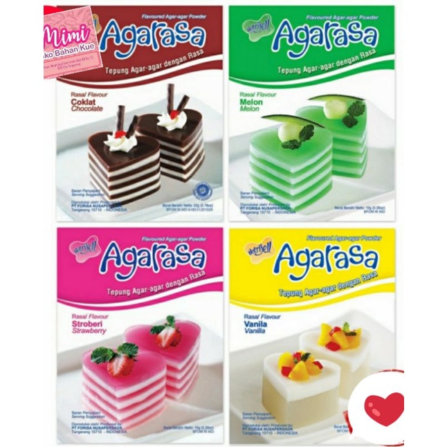 

Agarasa 10gr Agar Agar Puding All Varian