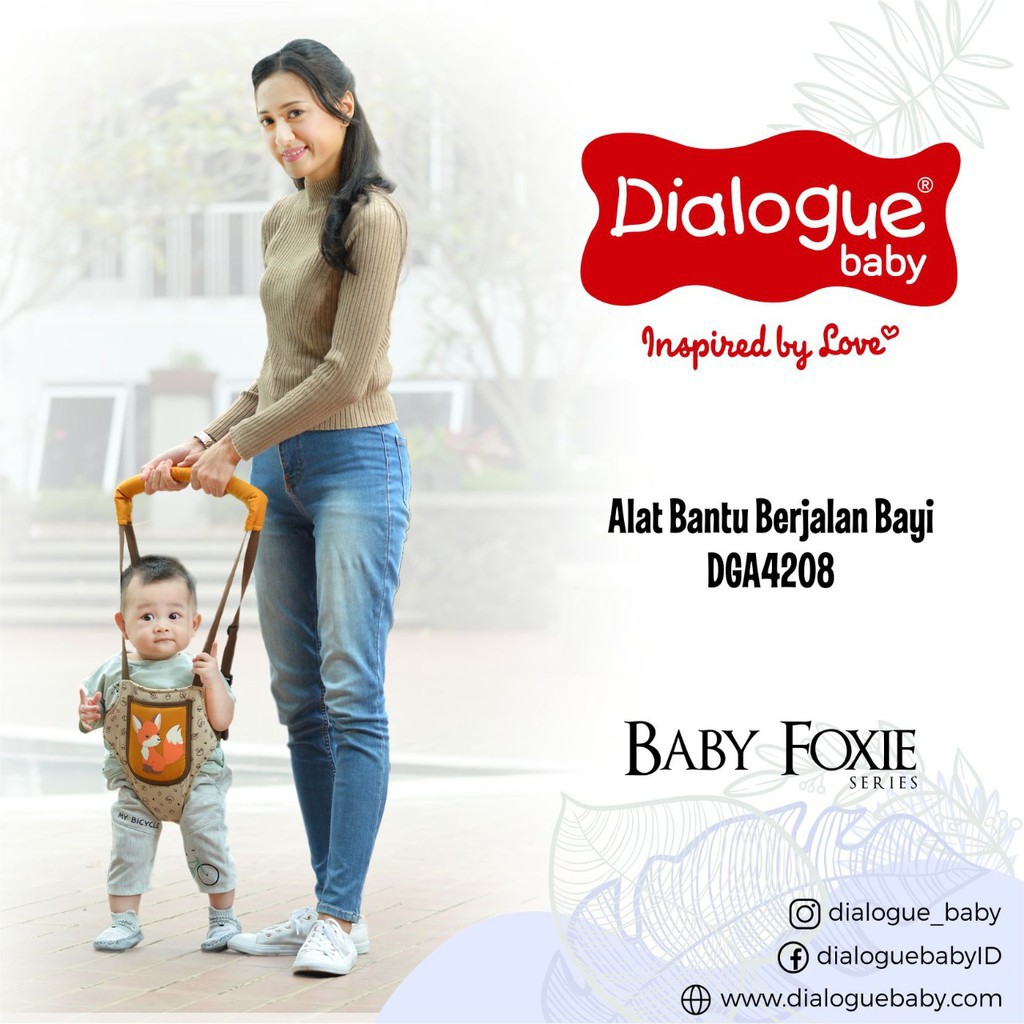 Baby Walker Assist Tool (Alat Bantu jalan Bayi) Dialogue Owl Series DGA 4208 / walking assistant