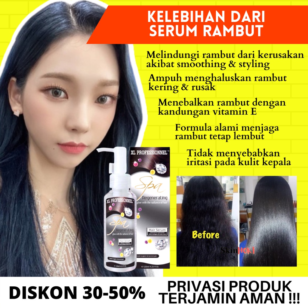 HAIR SERUM PENGHALUS RAMBUT VITAMIN RAMBUT XL PROFESIONAL 125ML PENGHILANG RAMBUT BERCABANG ORIGINAL BPOM