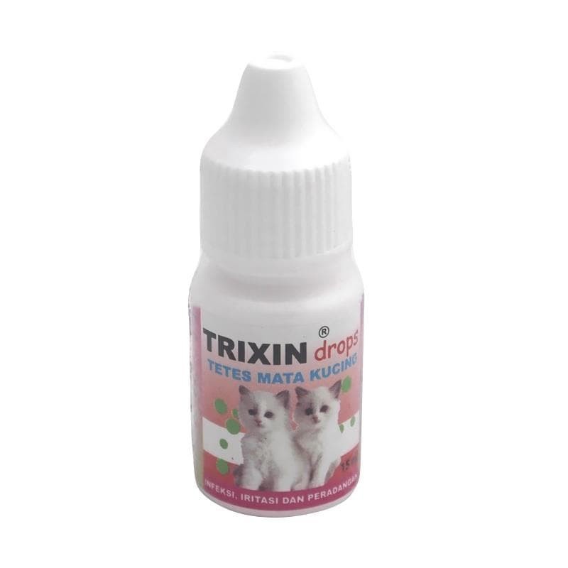TRIXIN DROP - Obat Tetes Mata Hidung Kucing Cat Kitten Anti Infeksi Iritasi Mata