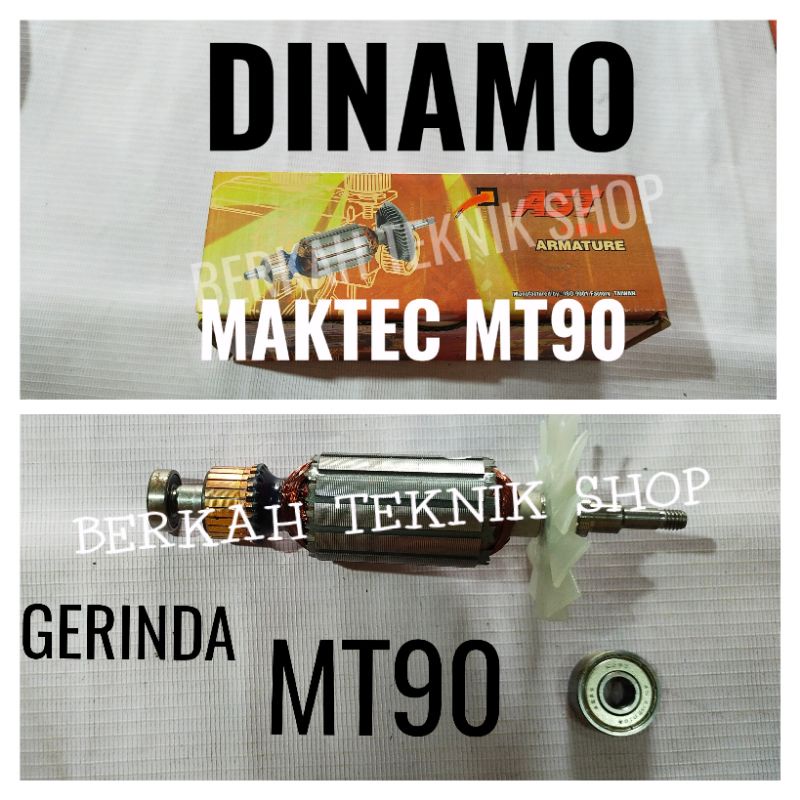ARMATURE / ANGKER / DINAMO GERINDA MAKTEC MT90 ORIGINAL