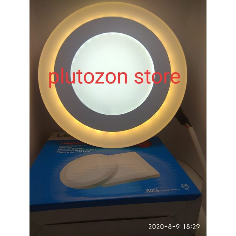 (24WATT) LAMPU DOWNLIGHT LED LAMPU PLAFON 2 WARNA LIST KUNING