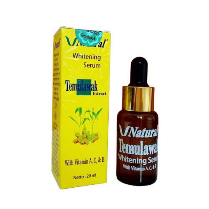 Temulawak V Natural Whitening Serum 20ml