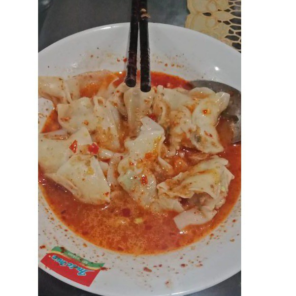 

Pangsit ayam kuah Bucin home made