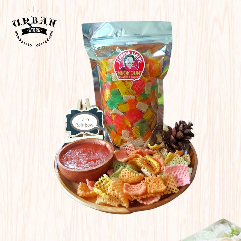 

Kerupuk Mentah Taro Warna - Krupuk