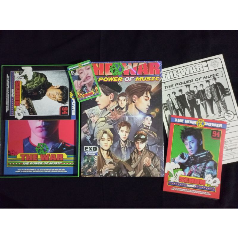 ALBUM EXO THE WAR : THE POWER OF MUSIC