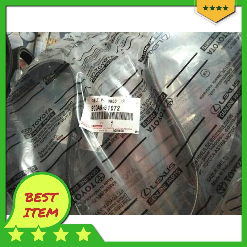 v belt / fan belt toyota calya daihatsu sigra sparepart mobil murah