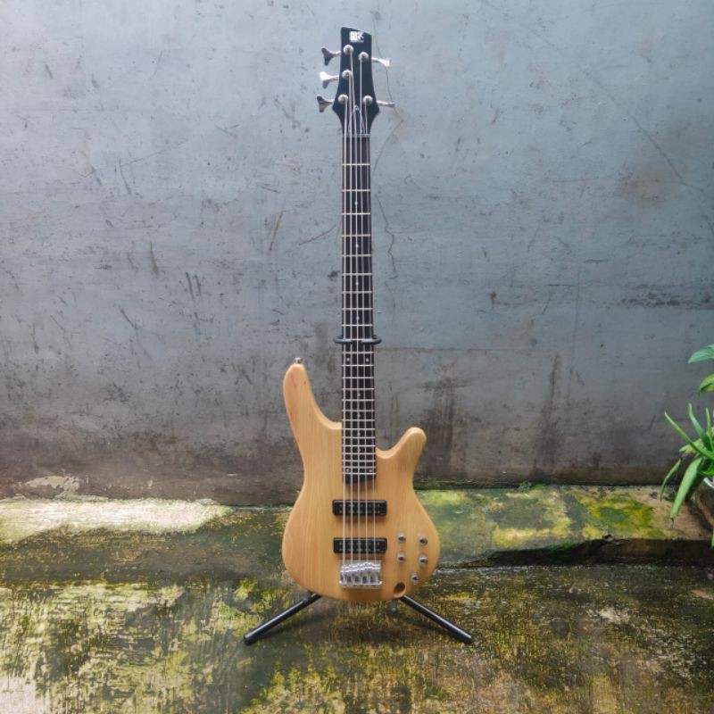 Bass Elektrik Ibanez SDGR Natural 5 string custom cocok utk semua genre