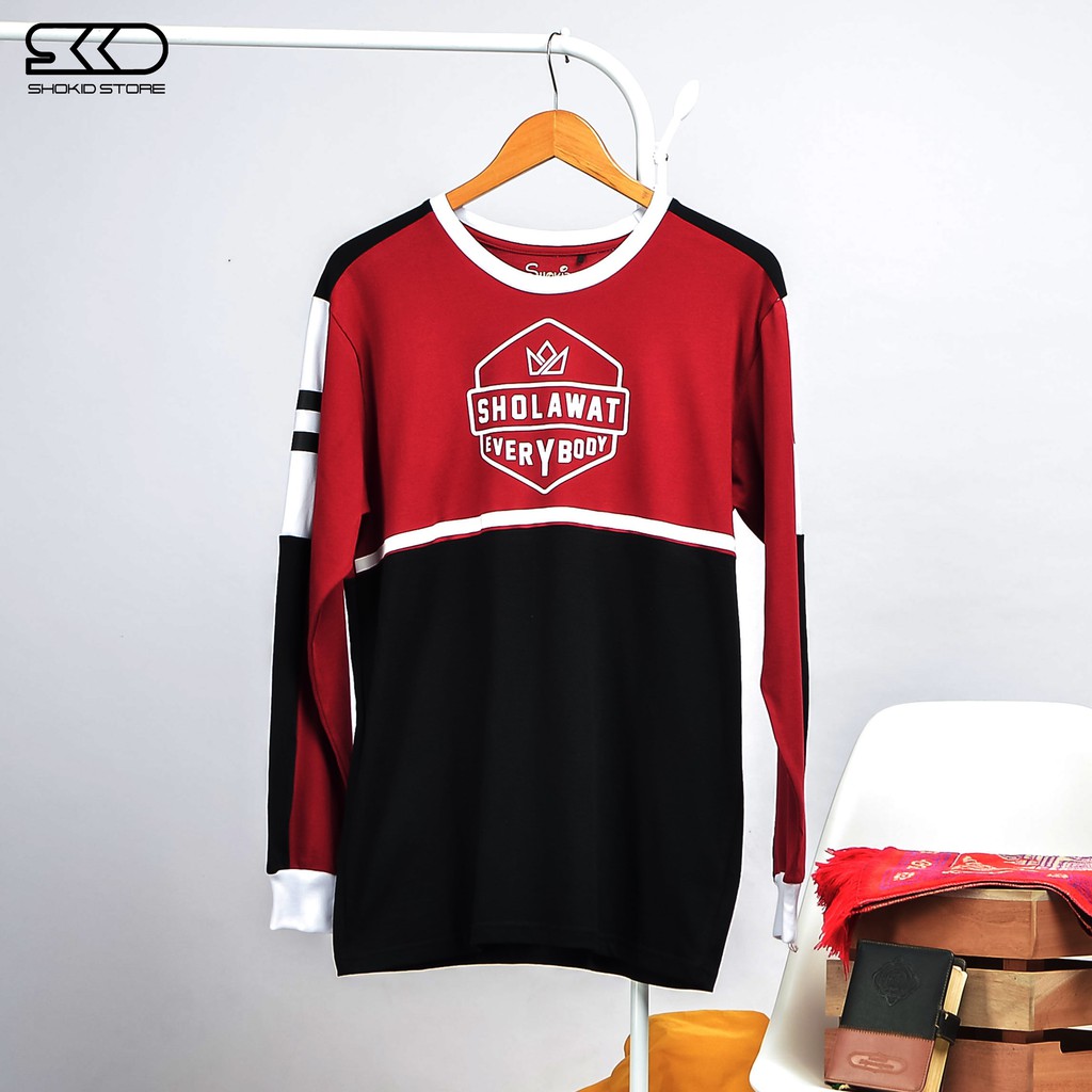 Kaos Dakwah Pria Shokid // Baju Kaos Muslim Pria // Kaos Santri Islami // Fastabiqul Khoirot 01-5