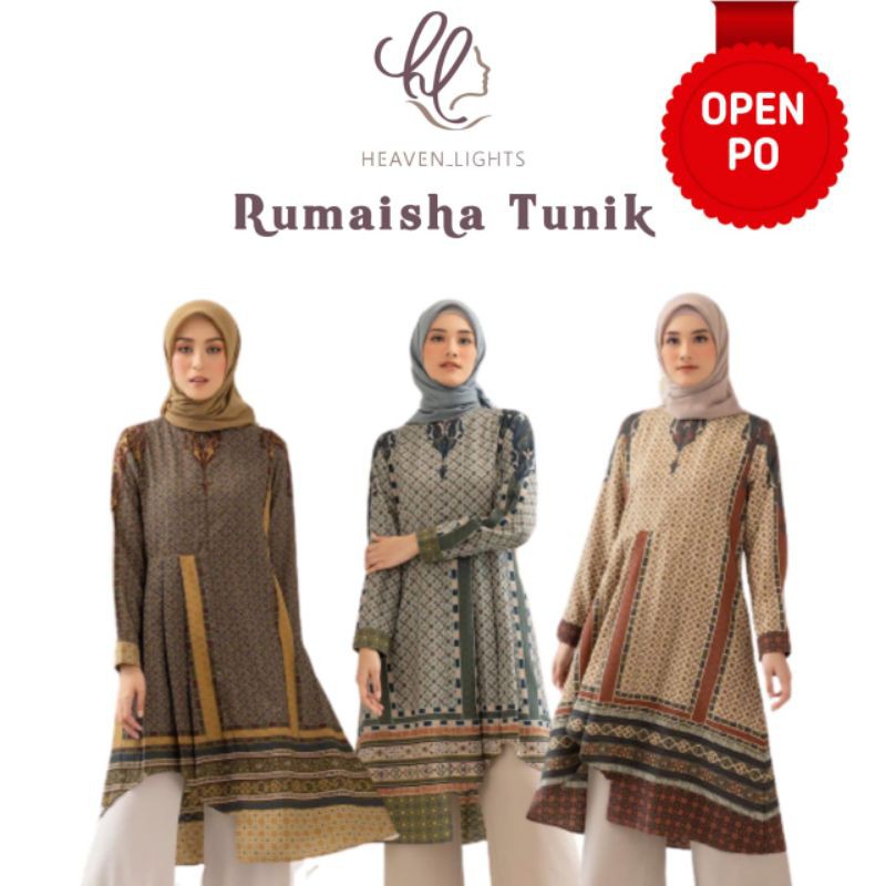 Rumaisha tunik heaven lights
