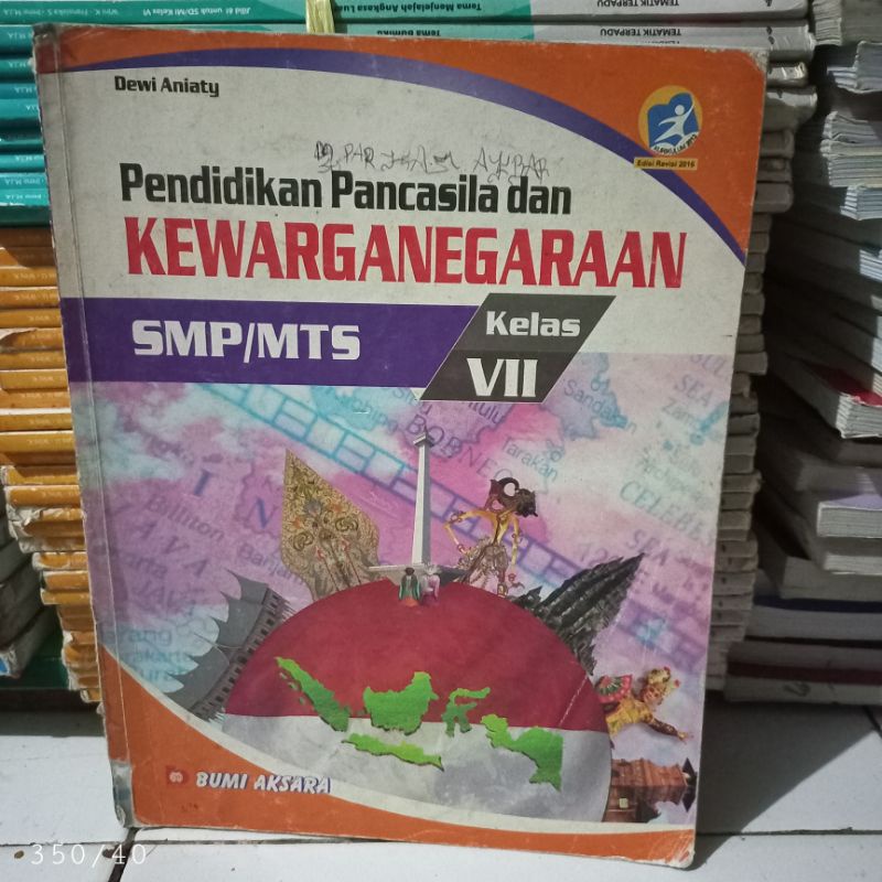 BEKAS PPKN SMP KELAS 1 k2013revisi bumi aksara