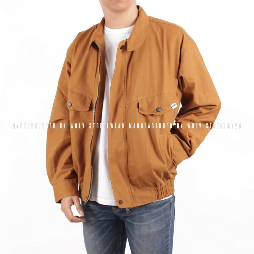 WOLV Vintage FLIGHT JAKET / Flight Jaket / Jaket Harrington / Jaket Vintage / Jaket Bomber Casual