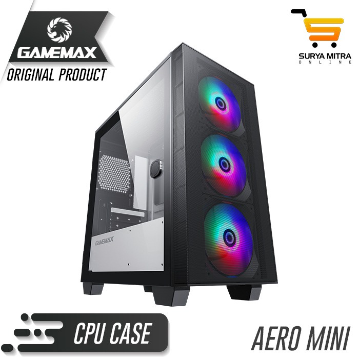 Casing Gamemax Aeromini + 3 Fan