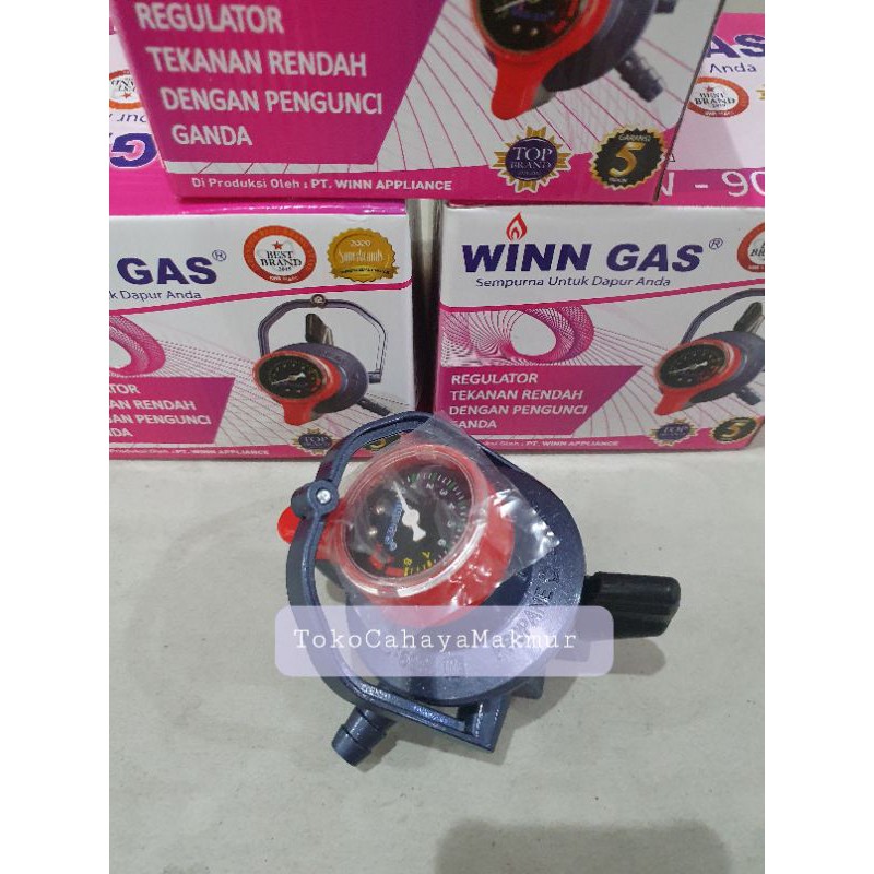 Kepala Gas Regulator / Kompor Gas + Meter Meter W - 900M Tekanan Rendah