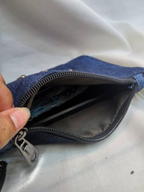 SMALL POUCH WALLET STUDD CLUTCH WALLET/tas selempang cewek import jeans