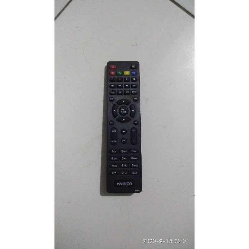 REMOTE REMOT RECEIVER PARABOLA K-VISION KVISION C2000 ORIGINAL ASLI