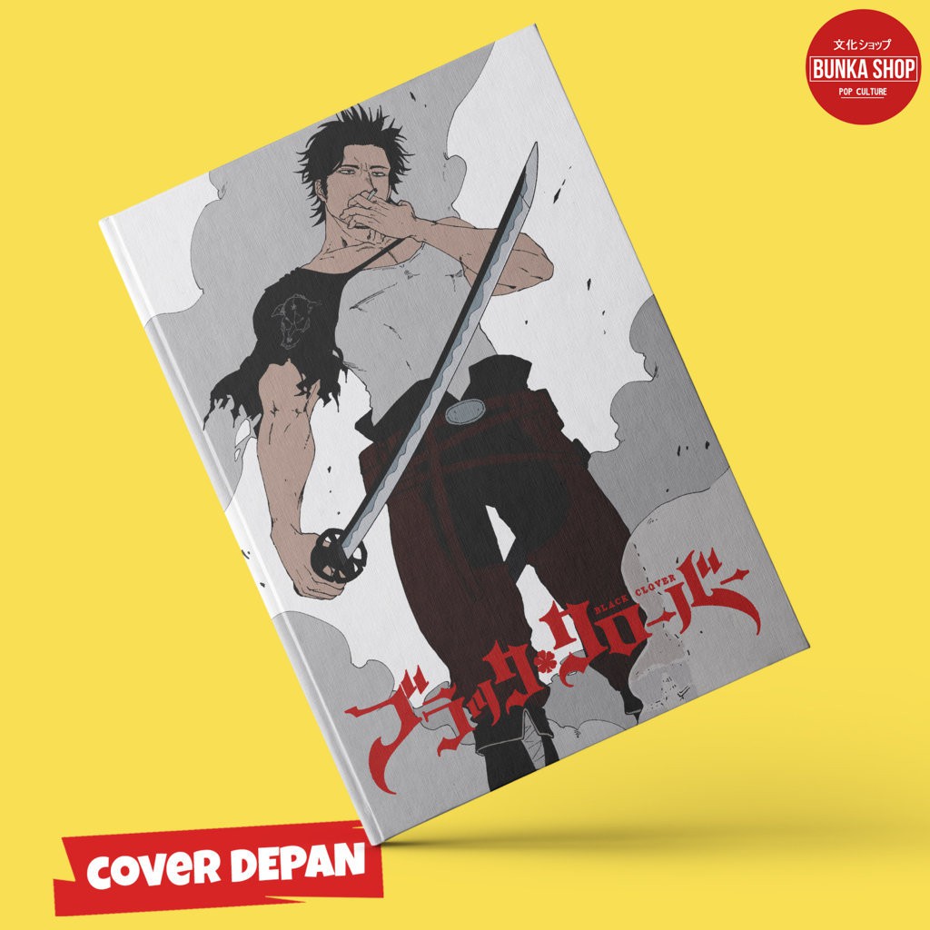 

Notebook Anime Black Clover Yami Sukehiro Hardcover A5 Buku Tulis Catatan Note Agenda Planner