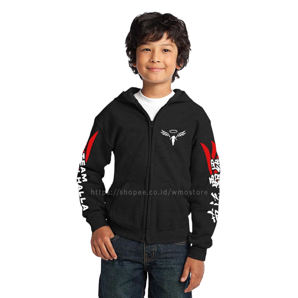 Jaket Valhalla Tokyo Revengers Hoodie Zipper Terbaru