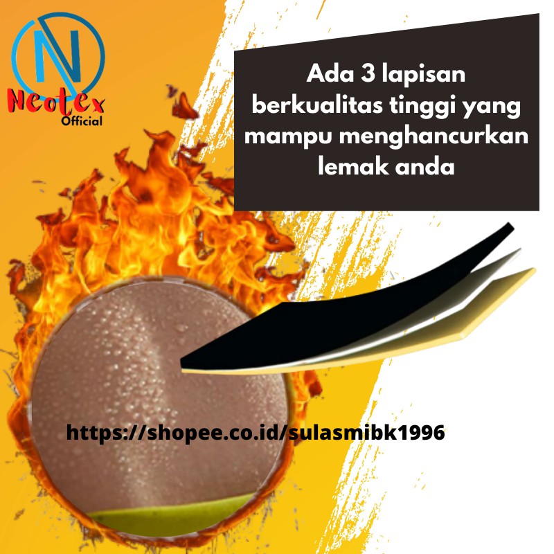 Korset Celana Pembakar Lemak Celana Pelangsing Perut Paha Korset Neotex Elastis Penghancur Lemak