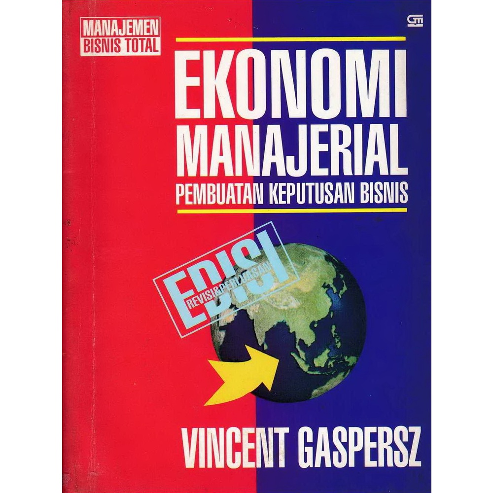 Buku Ekonomi Manajerial Pembuatan Keputusan Bisnis Vincent Gaspersz