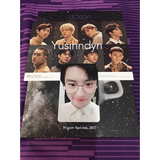 EXO UNIVERSE ALBUM - [ CHANYEOL & D.O PHOTOCARD]