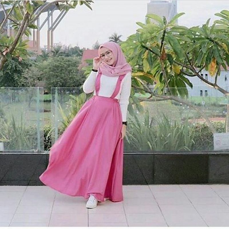 Acha overall fashion remaja wanita kekinian