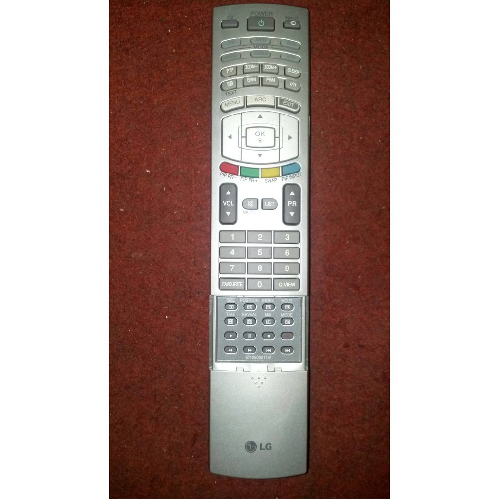 REMOT / REMOTE TV LCD LED LG 6710900011W ORIGINAL