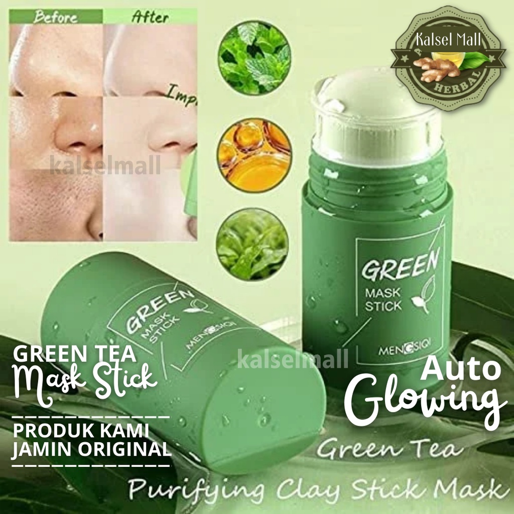 MEIDIAN ORIGINAL 100% Cream Krim Pencerah Wajah Glowing Pembersih Komedo Melembutkan Kulit Wajah Berminyak Jerawat Flek Fleg Muka Pemutih Wajah Wanita Pria Green Tea OC10