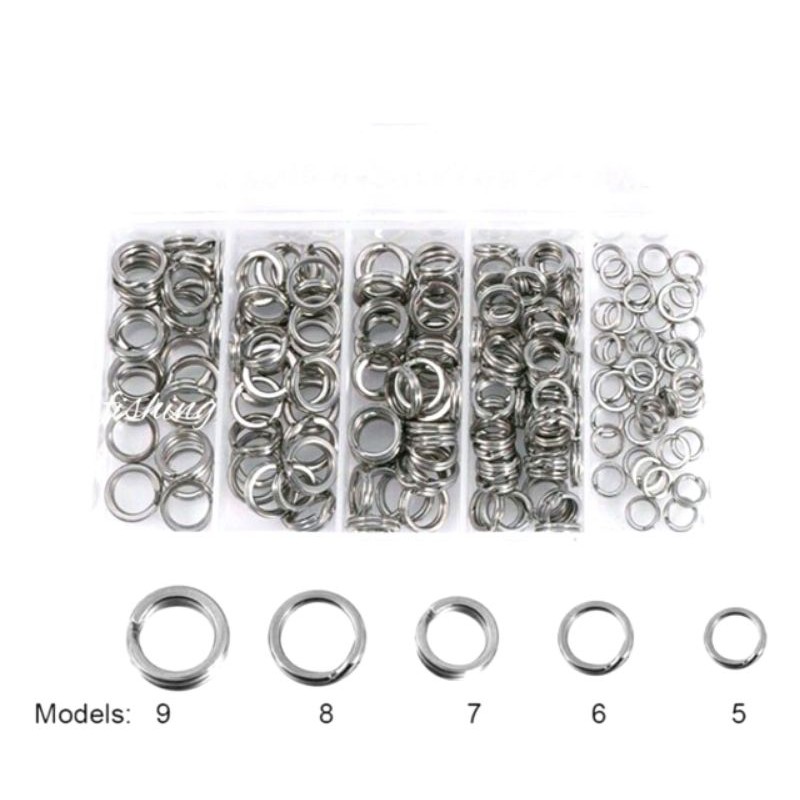 SPLIT RING PIPIH 20PCS I 20 BUTIR SPLIT RING