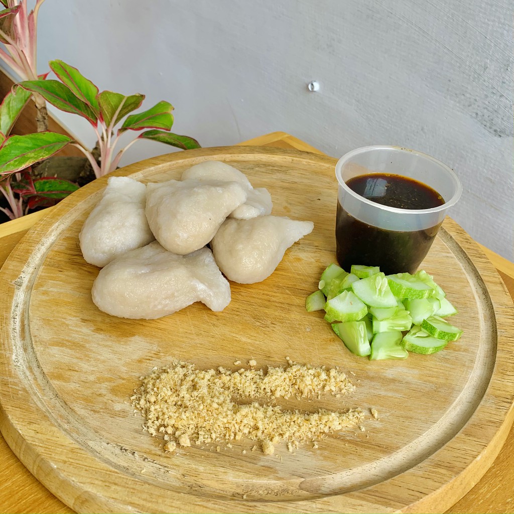 

Pempek Telor kecil isi 4 pcs asli ikan tenggiri