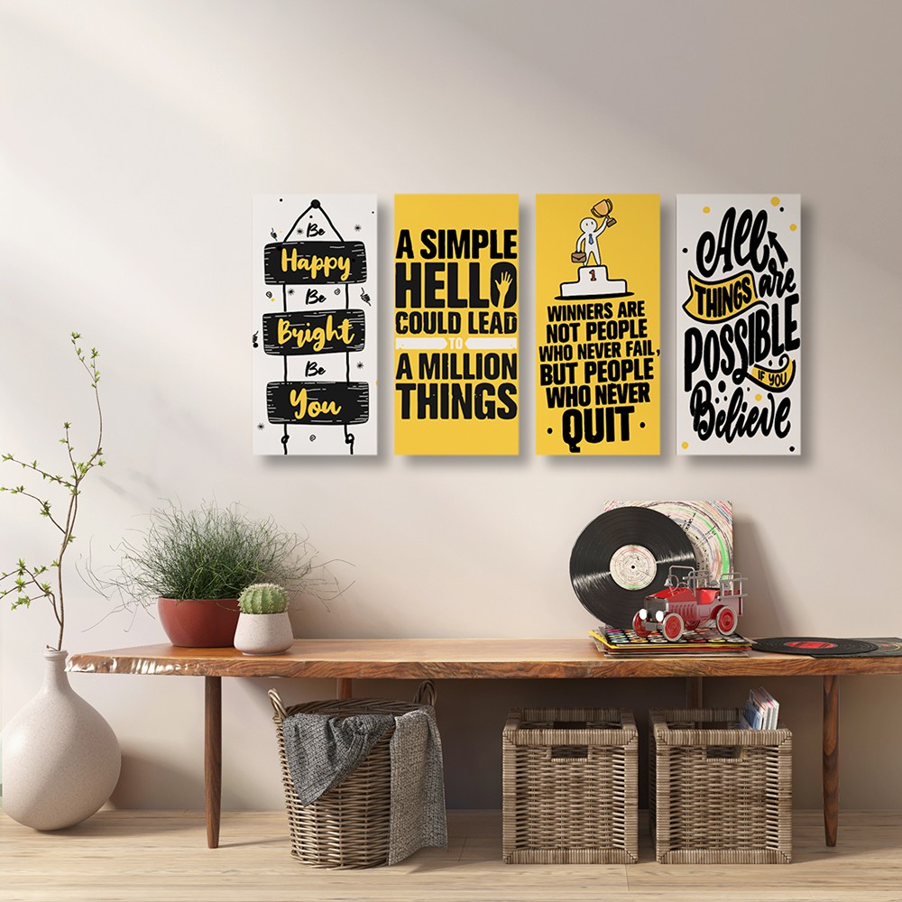 Wall Decor Hiasan Dinding Rumah Pajangan Dekorasi Kamar Poster Quotes Motivasi