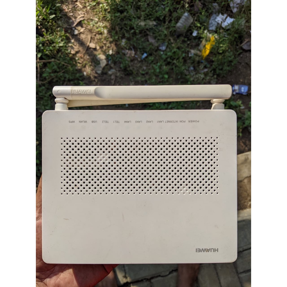 Huawei HG8245H 5H Port Fiber Biru Bekas Normal Siap Pakai