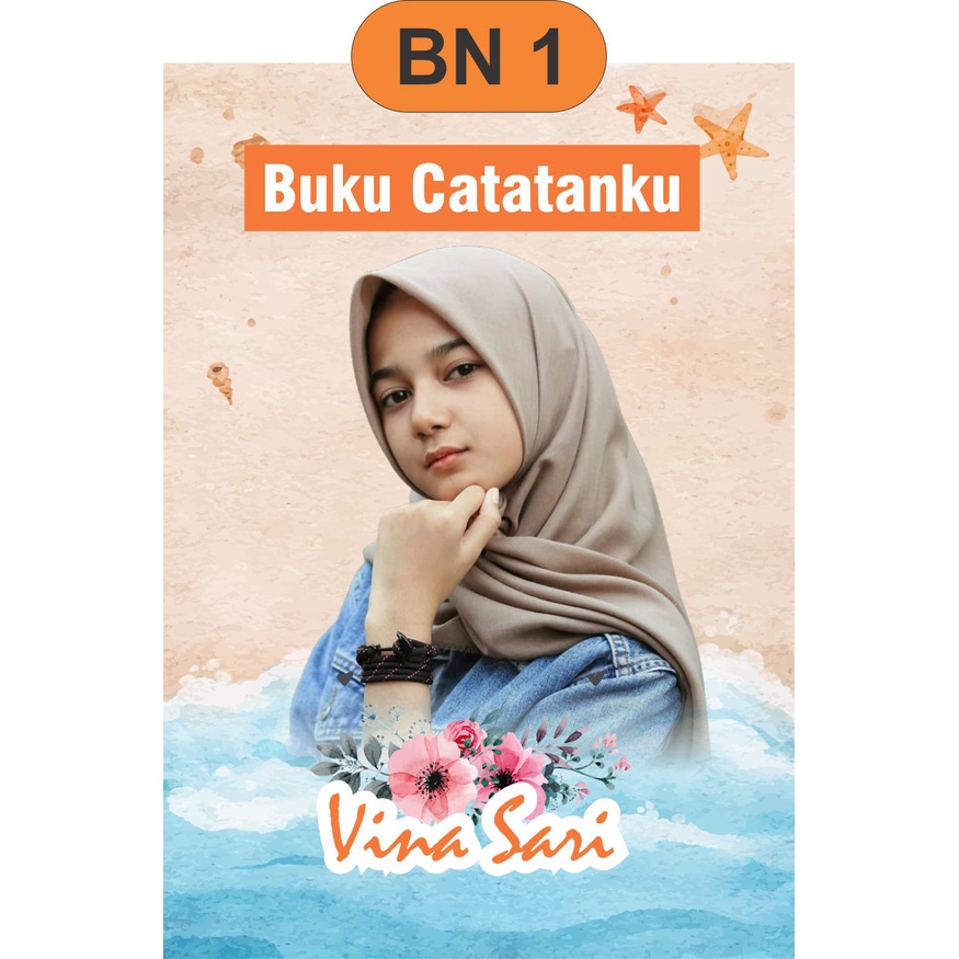 buku catatan notes book cover custom desain ukuran A6